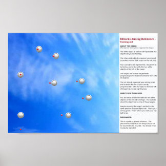 Billards - Bezugsrahmen für Ausbildungsbeihilfen Poster