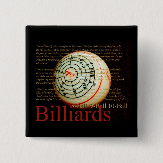 Billards Button (Vorderseite)