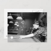 Billards Game, 1910 Postkarte (Vorne/Hinten)