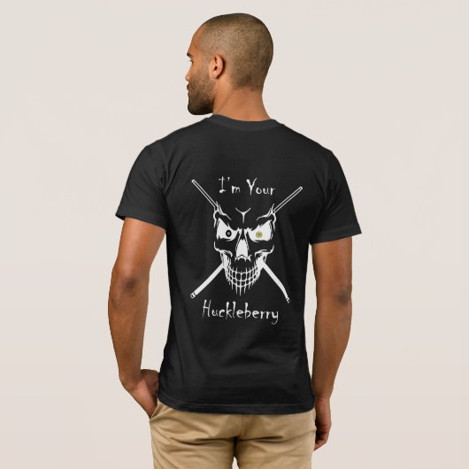 Billards "Ich bin dein Huckleberry"-T - Shirt (Schwarz voll)
