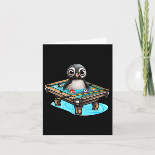 Billards Penguin Hustler Pool Snooker Pop spielen Karte