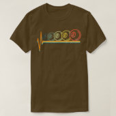 Billards Pool Acht 8 Heartbeat Geschenke T-Shirt (Design vorne)