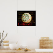 Billards Poster (Küche)