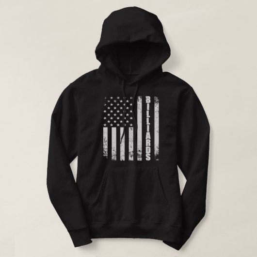 Billards Retro-Kunst cooler Papa Vintage Kunst Hoodie (Design vorne)