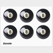 Billards Snooker 8-Ball Stickers (Blatt)