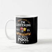 Billards Snooker Pool Game Player Sportwettkampf Kaffeetasse (Links)