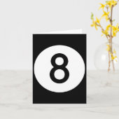 Billards Snooker Pool Game Player Sportwettkampf Karte (Gelbe Blume)