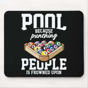 Billards Snooker Pool Game Player Sportwettkampf Mousepad