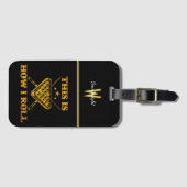 Billards Sprichwort - Billardspass Gepäckanhänger (Vorderseite (Horizontal))