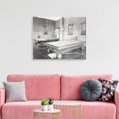 Billardsaal, 1901 leinwanddruck (Insitu (Wohnzimmer))