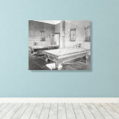 Billardsaal, 1901 leinwanddruck (Insitu (Holzboden))