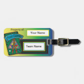 Billardspiel Gepäckanhänger (Vorderseite horizontal)