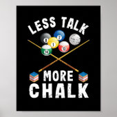 Billardspieler Billard 8-Ball Billard Poster (Vorne)