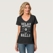 Billardspieler & Billard Pool Spiel T-Shirt (Vorderseite Vollansicht)
