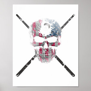 Billardspieler Poster
