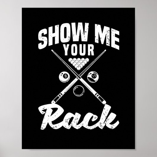 Billardspieler Snooker Sport Poster (Vorne)