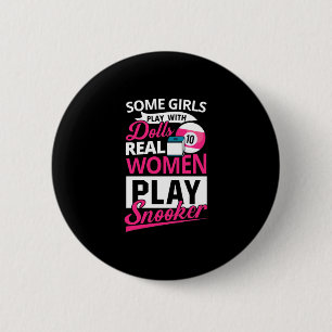 Billardspieler   Wirkliche Frauen spielen Snooker Button