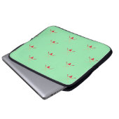 Billardtisch auf Grün Laptopschutzhülle (Vorne Knopf)