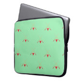 Billardtisch auf Grün Laptopschutzhülle (Vorderseite Links)