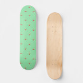 Billardtisch auf Grün Skateboard (Vorderseite)