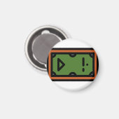 Billardtisch Magnet (Vorderseite/Rückseite)