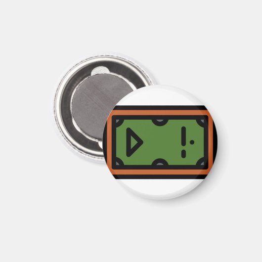 Billardtisch Magnet (Vorderseite/Rückseite)