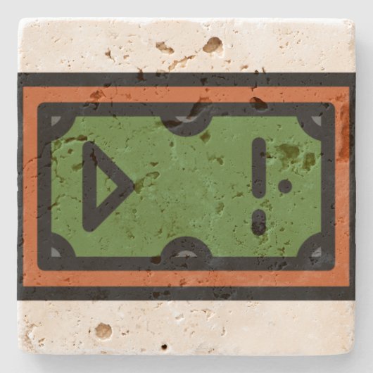 Billardtisch Steinuntersetzer (Vorderseite)