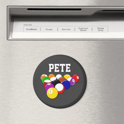 Billardvorlage, beliebtes Design Magnet (In Situ (Geschirrspüler))