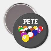 Billardvorlage, beliebtes Design Magnet (Vorderseite/Rückseite)