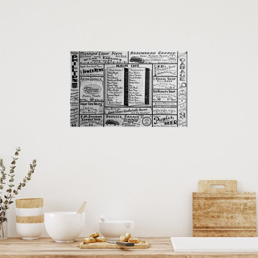 BILLBOARD 1939 POSTER (Küche)