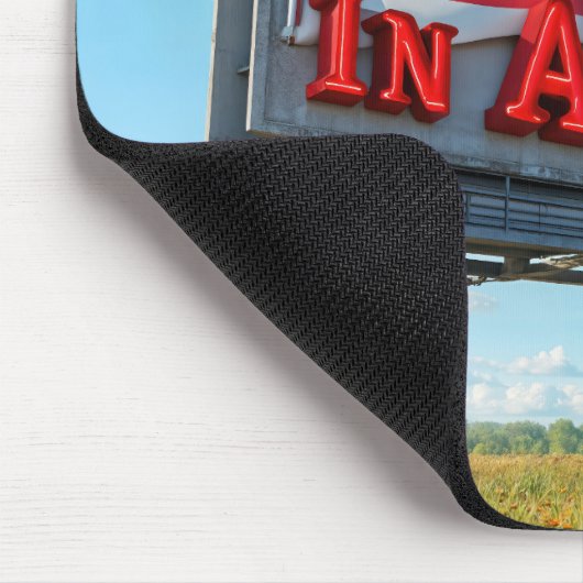 Billboard in Amerika im Bereich Wildblume Mousepad (Ecke)