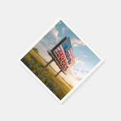 Billboard in Amerika in einem Land Serviette (Ecke)