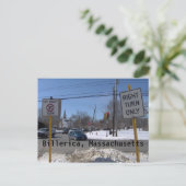 Billerica, Massachusetts Postkarte (Stehend Vorderseite)