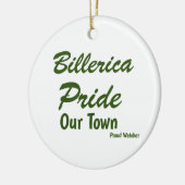 Billerica Pride - Unsere Stadt USA - Proud Watcher Keramik Ornament (Links)
