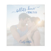 Billets Doux und Dinge zu tun benutzerdefinierten Notizblock (Vorderseite)