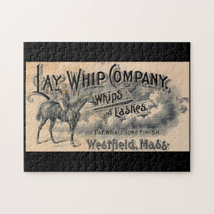 Billhead von Lay Whip Company aus den 1880er Jahre Puzzle