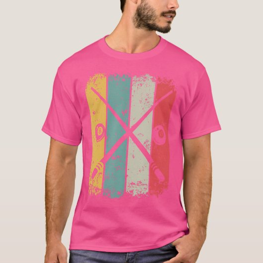 Billiard 8-Ball Pool Billard Billiard T-Shirt (Vorderseite)