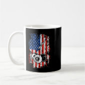 Billiard American Flag Cue Pool Balls Billiard Pl Kaffeetasse (Links)