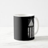 Billiard American USA Flag Pool Player Billiard Kaffeetasse (VorderseiteRechts)