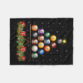 Billiard Ball Christmas Tree Lights Ol Billiards X Fleecedecke (Vorderseite (Horizontal))