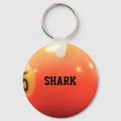 Billiard Ball Personalisiert Schlüsselanhänger (Rückseite)