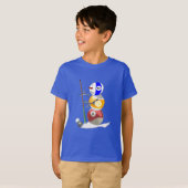 Billiard Ball Snowman T-Shirt (Vorne ganz)