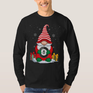 Billiard Ball Weihnachtsgnomes Niedlich Billiard B T-Shirt