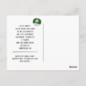 Billiard Balls 14. Geburtstagsparty Postcard Postkarte (Rückseite)