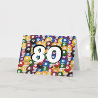 Billiard Balls 80. Geburtstag