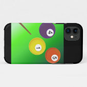 Billiard Balls Case-Mate iPhone Hülle (Rückseite (Horizontal))