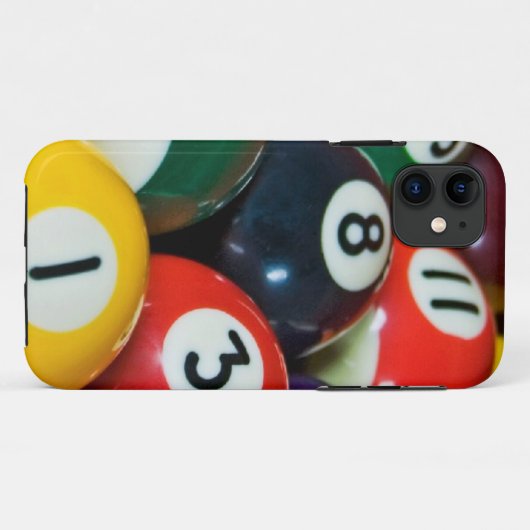 Billiard Balls Case-Mate iPhone Hülle (Rückseite (Horizontal))