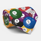Billiard Balls Collection Krawatte (Gerollt)
