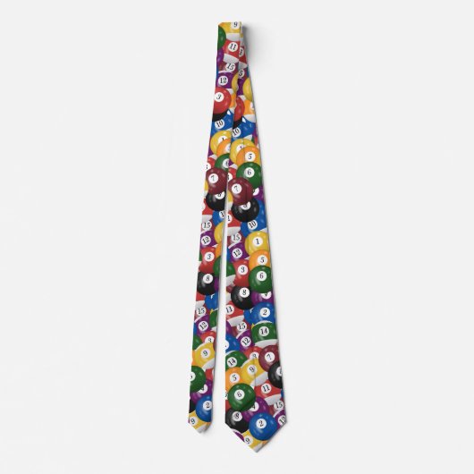 Billiard Balls Collection Krawatte (Rückseite)