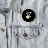 Billiard Balls Cue Snooker Pool Player Button (Beispiel)